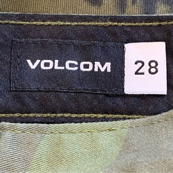 Volcom Camo Flat Front Short Vmonty Stretch 22  Size 28 - Picture 9 of 13